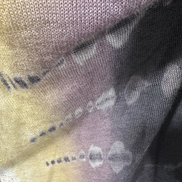 Viviana Uchitel ombré duster cardigan coverup hand dyed sheer sz2 /US M - $375 - Picture 8 of 9